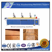 Woodworking Finger Joint Machine/ Plank of Solid Wood Mortice and Tenon Joint Machine for Wood Funeral Coffins Manufacturer.